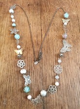 Vintage Necklace Butterflies