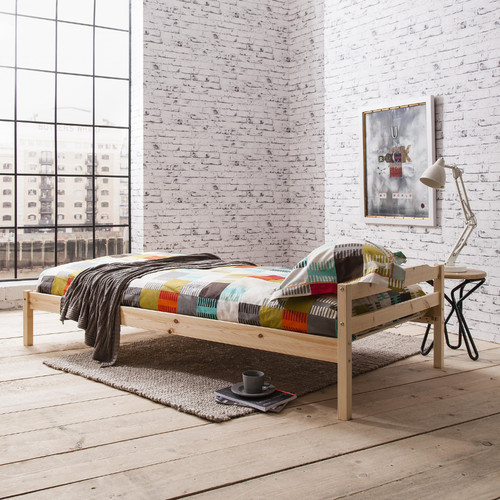 Single bed pine 3ft - bed,