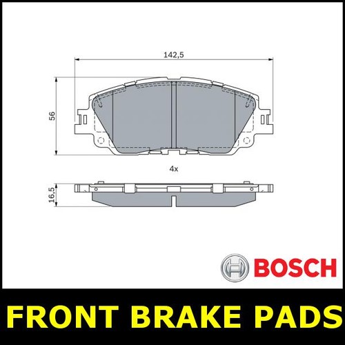 Brake pads front fits - brake, lexus