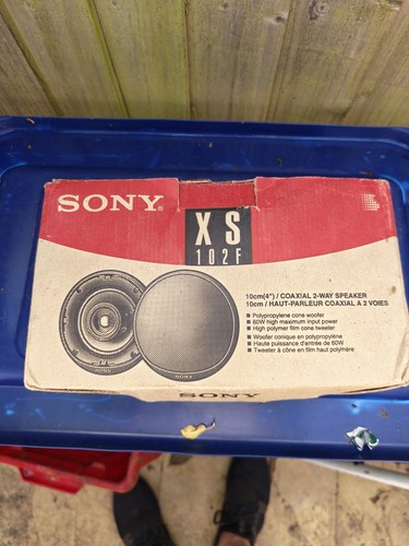 Genuine sony 102f 10cm - xs-102f, car