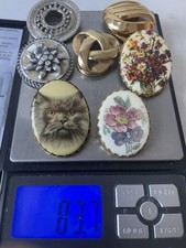 Vintage Scarf Clips Joblot