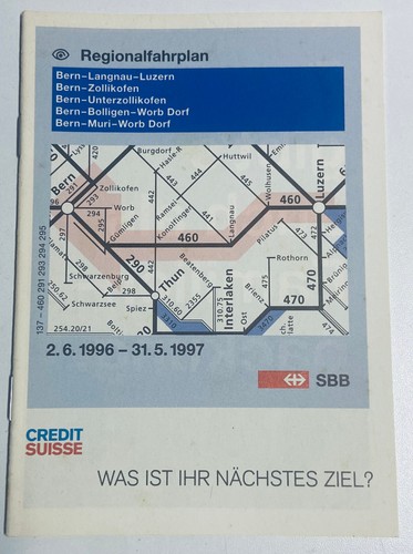 Sbb 1996 1997 swiss - 1996-1997,