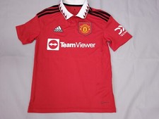 Kids Man Utd Football Shirt 13-14 Years Home 2022/23