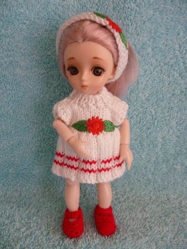 Hand knitted crochet set - knitted/crochet, for