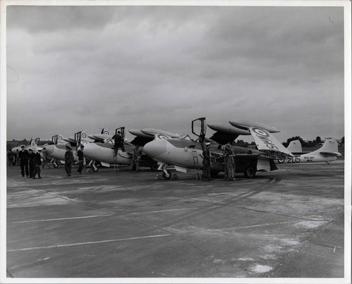 Havilland sea venom - havilland, line