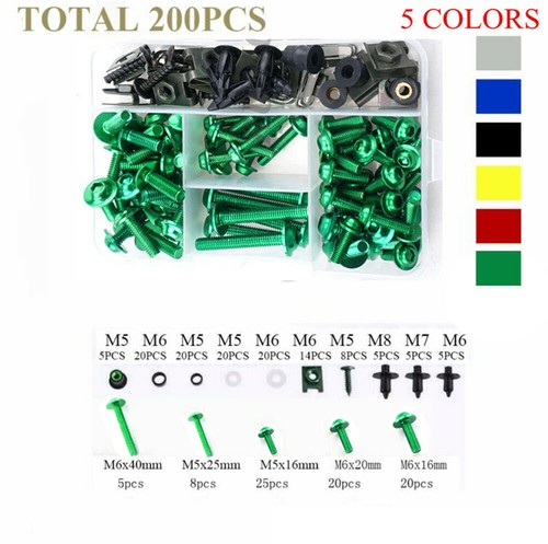 200pcs fairing bolt kit - 200pcs,
