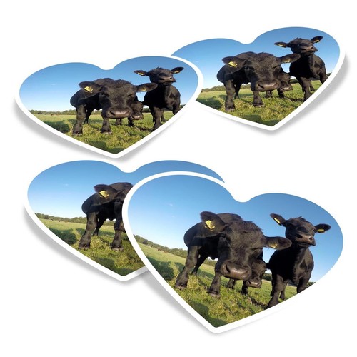 Heart vinyl stickers black - vinyl,