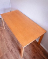 Vintage Alvar Aalto Rectangular Dining Table Desk, Artek. Two available