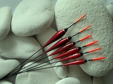 6 x New RF57 Rizov Hand Made Pole Floats WINTER FISHING