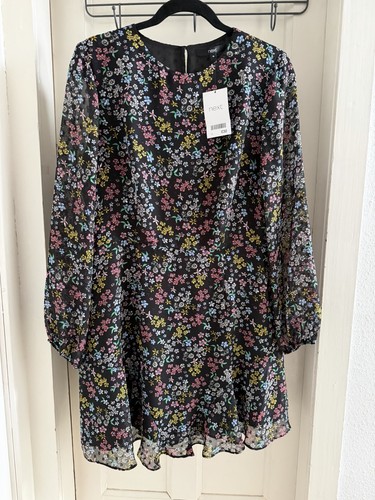 Brand new next black flower - new,