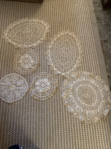 Vintage antique crochet lace - vintage,