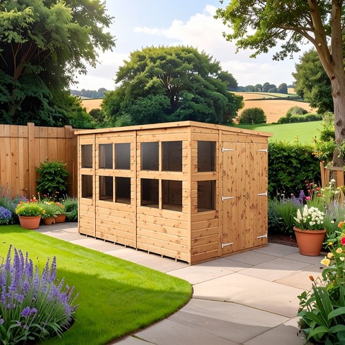 Empire pent potting shed - pent,