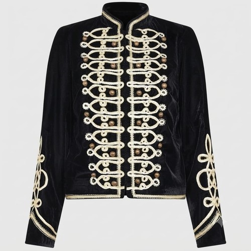 Vintage style velvet - style, military
