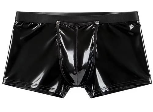 Vamp black pvc leather - leather, stud