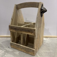 Wooden Beer Carrier - Beer