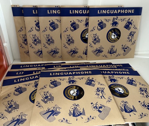 Vintage linguaphone rpm - vintage, 78