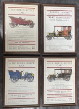 Four Vintage Framed Rolls