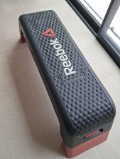 Reebok Deck Step Bench Adjustable Aerobic / Strength Work Excellent Condition 