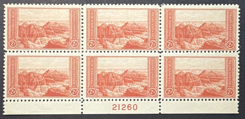 1934 741 plate - 1934, block