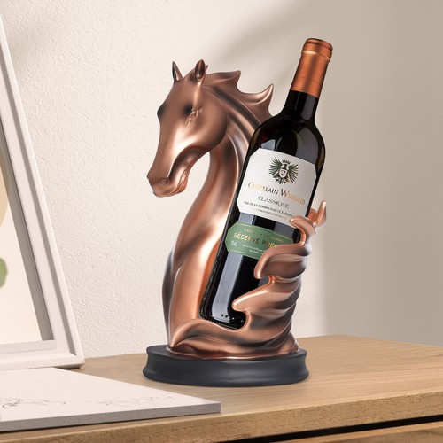 Wine bottle holder horse - wine,