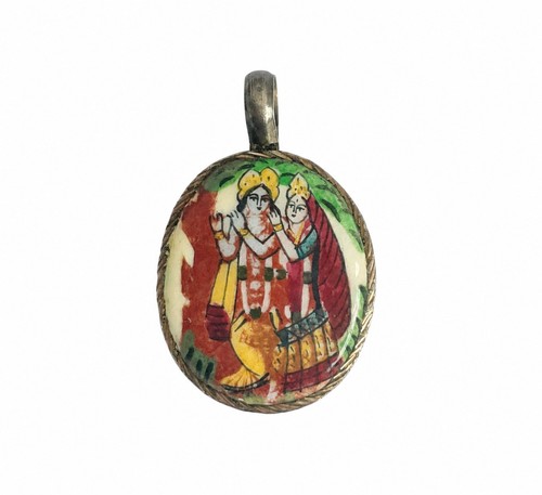 Vintage indian silver radha - vintage,