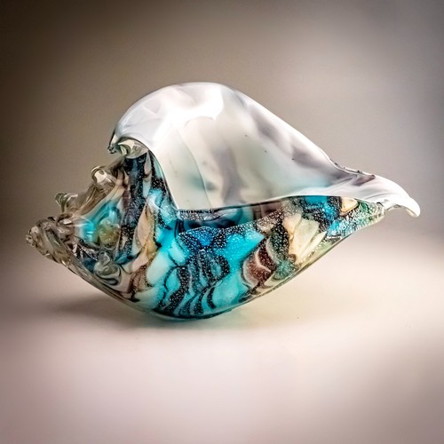 Murano style hand blown art - style,
