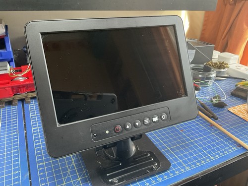 Tft lcd colour video monitor - lcd,