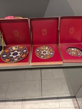 3 x Caverswall romany plates