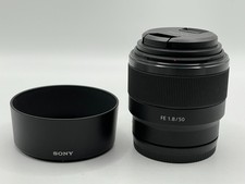 SONY FE SEL50F18F 50mm 1:1.8 LENS - 50mm f/1.8 - E-MOUNT - SEL 50F18F -VERY GOOD
