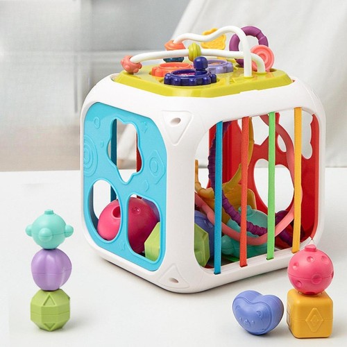 Montessori toy activity - activity, cube