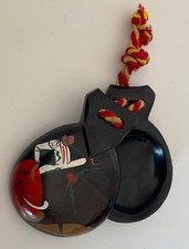 Vintage Spanish Castanet Black