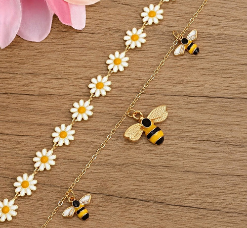 Adjustable enamel bee - adjustable,