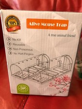 Humane Mouse Trap Rodent Live Catcher Pest Rat Cage Reusable Catch Mice Vermin