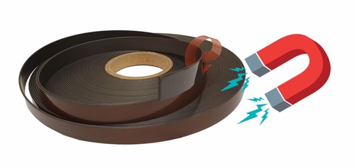 Self adhesive magnetic tape - adhesive,