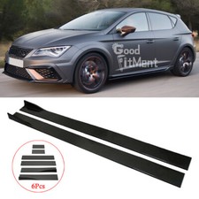 Glossy Black Side Skirts