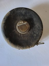 Chesterman Sheffield England 66ft Leather Housed Tape Measure