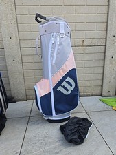 Wilson  Light weight Golf Carry Stand/Bag 5 Way Divider Single Strap