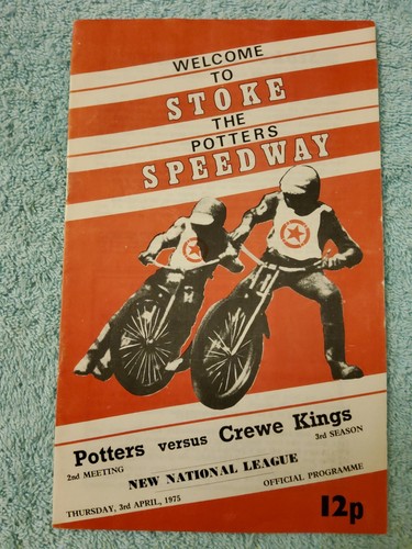 Stoke speedway 1975 original - speedway,
