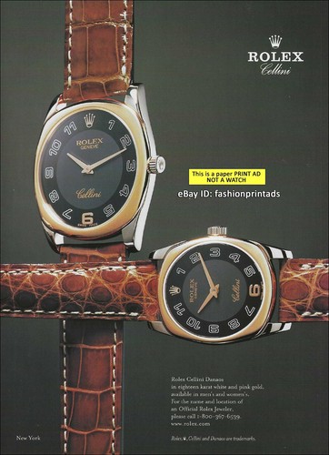 Vintage rolex page print ad - vintage, 1-page