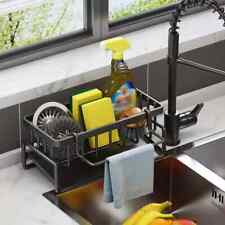 Kitchen Sink Caddy Basket Drain Rack Sponge Dishcloth Holder Storage Organizer
