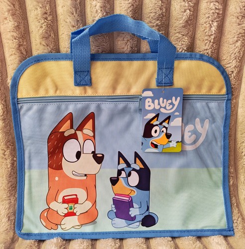 Kids bluey character book - bluey, bag
