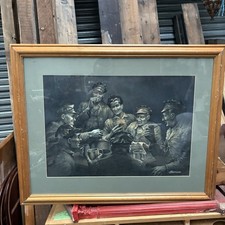 Guild Of Railway Artist John Harrison Painting Pen Wash  Signed Northern Art