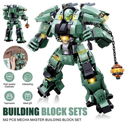 Mecha robot building - building, set