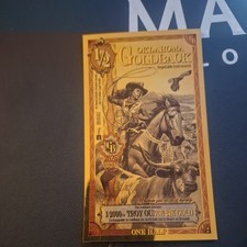 1/2 Oklahoma Goldback 1/2000