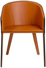 Pallas Cognac Black Leather