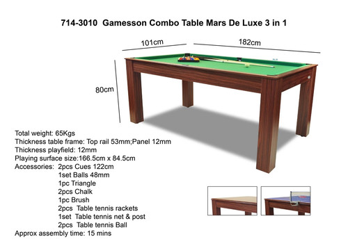 Gamesson mars luxe in 1 - luxe,