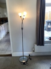 3 Bulb Standard Silver Lamp