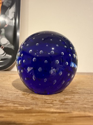 Vintage cobalt blue glass - cobalt,