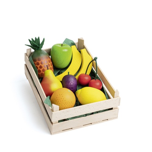 Wooden pretend role - play, food