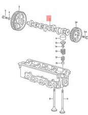 Genuine VW Camshaft NOS VW